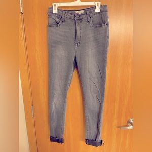 Gray Madewell Skinny Jeans